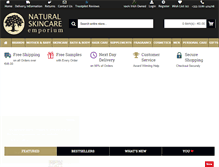 Tablet Screenshot of naturalskincare.ie